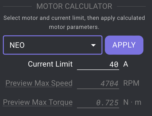 robot-config-motor-calculator